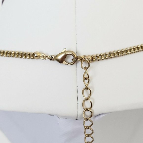 Anne Klein Gold Tone Knotted Necklace Lobster Clasp 24" With Extender - Picture 6 of 8